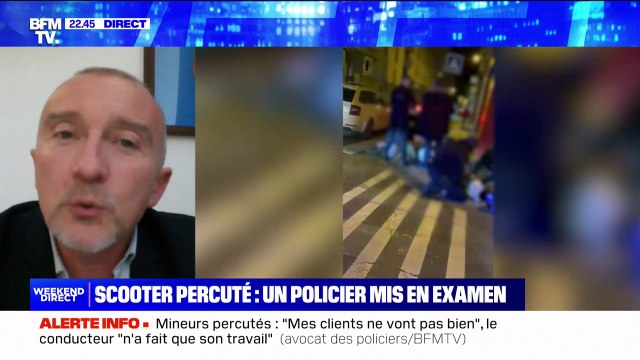 Mineurs percutés en scooter: La décision de suspension provisoire s'impose (...) avec la pression médiatique pour l'avocat des trois policiers impliqués