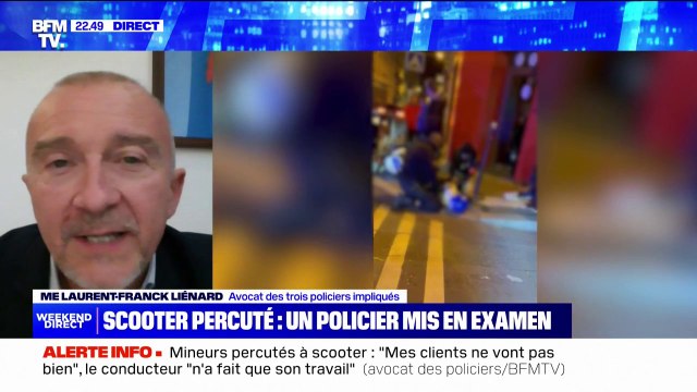 Mineurs percutés en scooter: Est-ce que vous pouvez penser une seule seconde qu'ils ont imaginé un assassinat? interroge Me Laurent-Franck Liénard, avocat des trois policiers impliqués