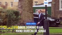 Reino Unido | El viceprimer ministro Dominic Raab, forzado a dimitir por varias denuncias de acoso