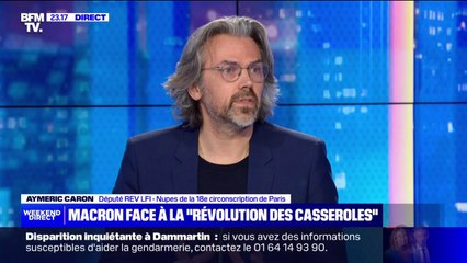 Aymeric Caron (REV-LFI): "Les Français qui sont mécontents en ce moment ne souhaitent pas que ça se passe mal en France"