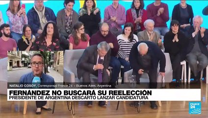 Informe desde Buenos Aires: presidente argentino no se presentará a la reelección
