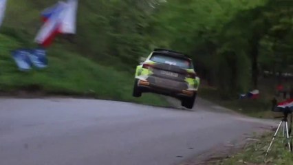 WRC 2 Croatia 2023 Day 1 Solberg Crazy Full Attack Moment Amateur