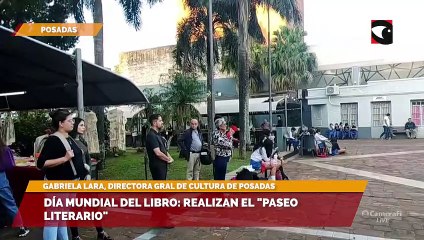 Día mundial del Libro: realizan el "Paseo literario"