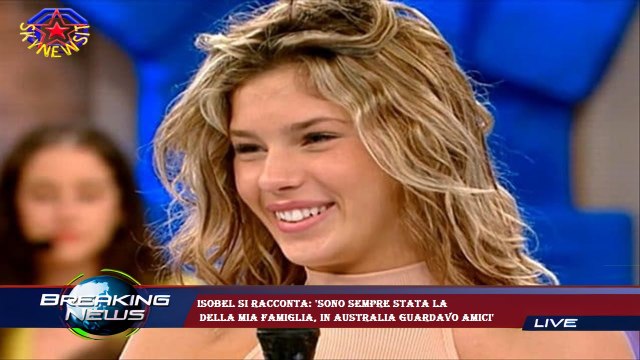 Isobel si racconta: 'Sono sempre stata la della mia famiglia, in Australia guardavo Amici'