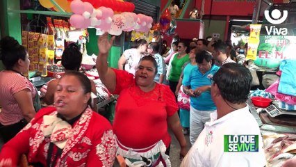 Comerciantes celebran los 42 años de fundación del mercado Iván Montenegro