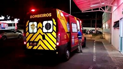 Homem sofre corte na cabeça ao cair no interior de residência no Brasmadeira