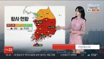 [날씨] 짙은 황사에 공기질 비상…중부 건조주의보