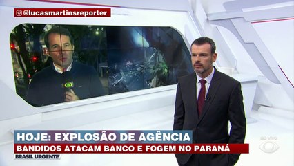 Bandidos atacam banco e fogem no Paraná 21/04/2023 23:49:42