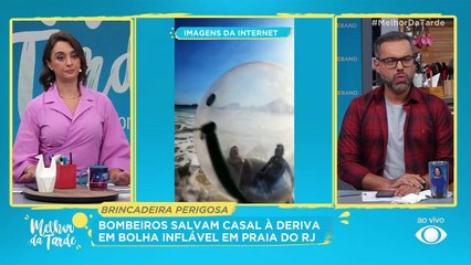 Casal fica à deriva em mar no Rio | Melhor da Tarde 21/04/2023 23:51:00