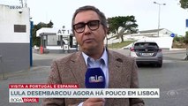 Lula desembarca em Portugal  21/04/2023 23:53:34