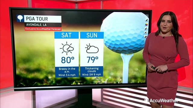 How storms could affect golf conditions in parts of the US this weekend