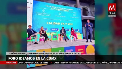 Presentan estrategia para reducir el impacto ambiental en el segundo día del 'Foro Ideamos'