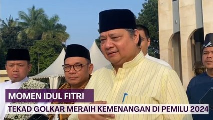 Momen Idul Fitri, Airlangga: Kita Bertekat Meraih Kemenangan dalam Pemilu 2024