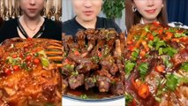 ASMR Chinese YUMMY FOOD——Spicy Spare Ribs,  Mukbang, ASMR Eating, Eating Show, Chinese Food Eating, Yummy Food, Sweet Food.