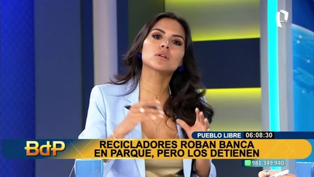 Pueblo Libre: Recicladores fueron capturados tras robar una banca de la vía pública