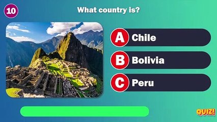 How Many Countries Can You Identify?  Geography Quiz ft. Monuments 