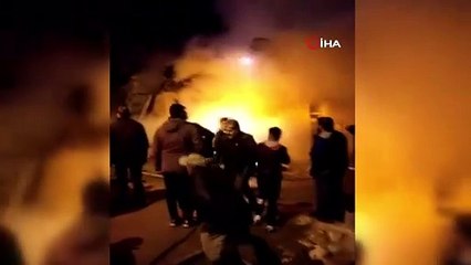 Bayburt’ta köydeki 3 ev, 6 ahır ve 4 samanlık yandı