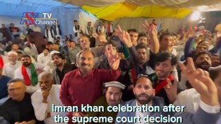 Imran Khan celebrating after Supreme Court decision | #imrankhan #pti