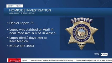Kern County Sheriff's Office investigating fatal stabbing in Wasco