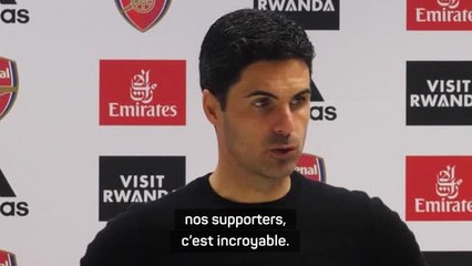 32e j. - Arteta : "Les joueurs veulent tellement rebondir"
