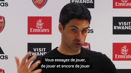 Mikel Arteta : "Les joueurs veulent tellement rebondir"