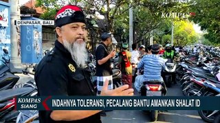 Indahnya Toleransi, Umat Muslim di Jatinegara Jakarta Gelar Salat Idulfitri di Depan Gereja Koinonia