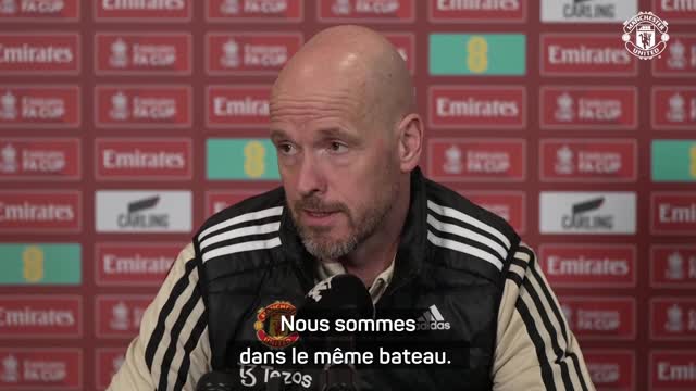 FA Cup - Ten Hag : "Nous jouons toujours pour notre avenir"