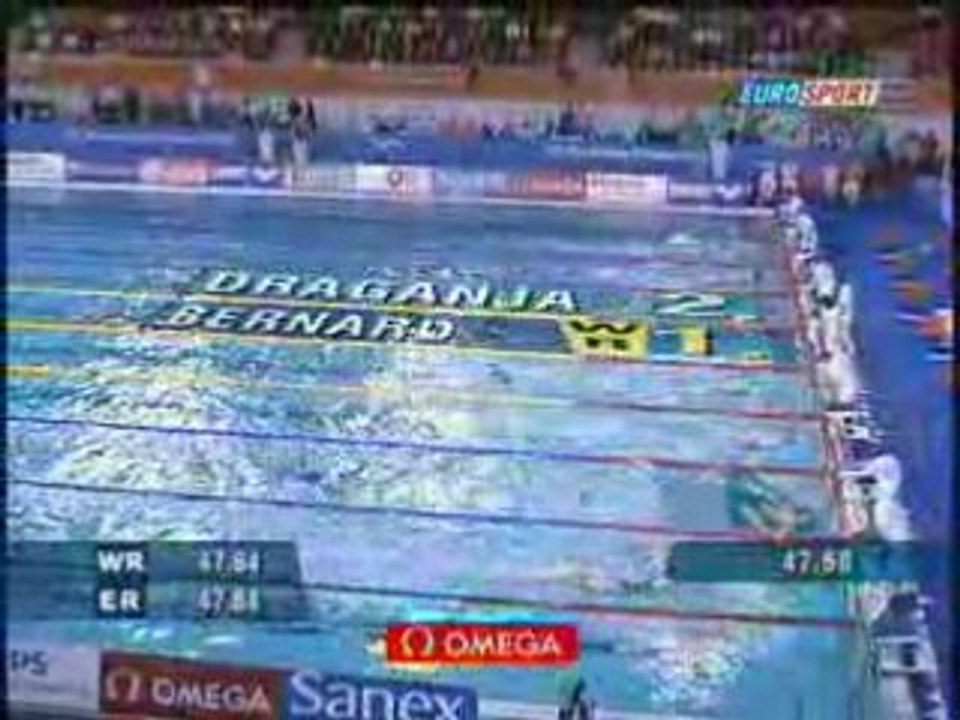 Alain Bernard 47.60 WR 100 free -