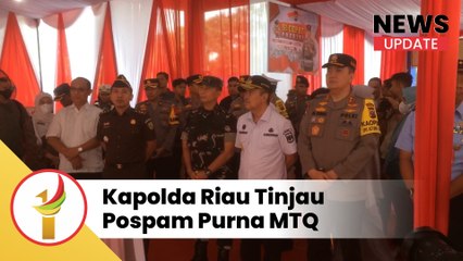 Pastikan Perayaan Idul Fitri Berjalan Lancar, Kapolda Tinjau Pospam Purna MTQ