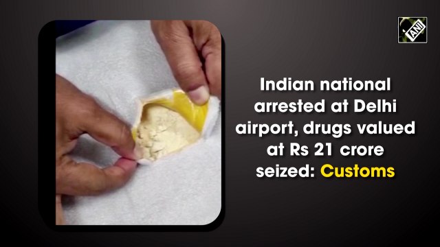 Man held at Delhi airport, drugs worth Rs 21 crore seized