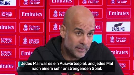 Guardiola: Habe aufgrund von "Müdigkeit rotiert"