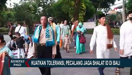 Lapangan Niti Praja Lumintang dipenuhi Umat Muslim di Bali untuk Menunaikan Ibadah Salat Id