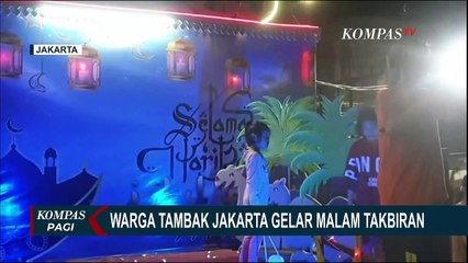 Ramai, Tradisi Malam Takbiran ada 4 Titik Panggung Beduk di Jalan Tambak