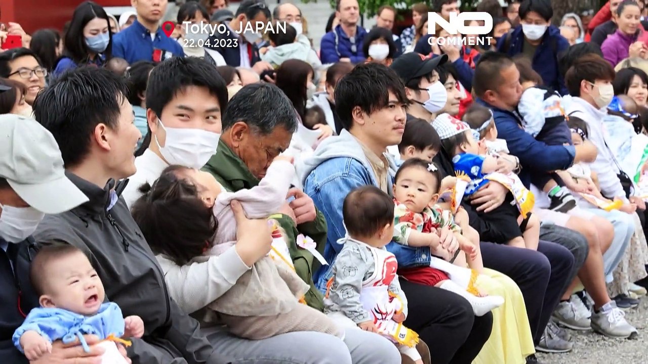 Wettbewerb zwischen Babys in Japan: Wer schreit am lautesten?