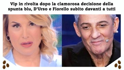Vip in rivolta dopo la clamorosa decisione della spunta blu, D’Urso e Fiorello subito davanti a tutti