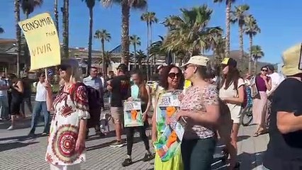 Manifestación organizada por Ben-Magec Ecologistas en Acción