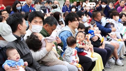 Japon : originale et traditionnelle compétition de pleurs de bébés