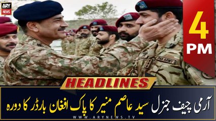ARY News Headlines | 4 PM | 22nd April 2023