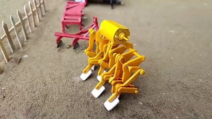 Kids creative  tractor Spading Machine  tractor ploughing graziosi ambrogio
