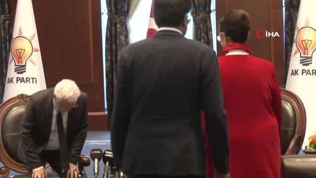 AK Parti'de siyasi partiler arası bayramlaşma