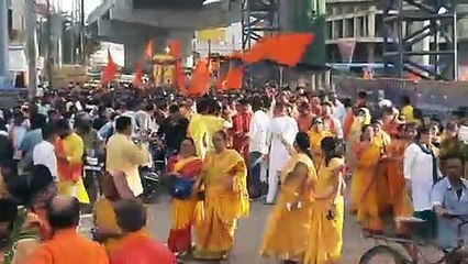 भगवान परशुराम के जयकारे लगाते निकली शोभायात्रा, देखें वीडियो