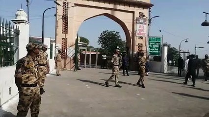 ईद-उल-फितर के मुबारक मौके पर राजधानी लखनऊ में पुलिस ने दिखाई मुस्तैदी