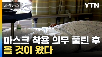 [자막뉴스] "앞으로도 계속 인류 괴롭힐 것"...실내 마스크 해제 이후 상황 / YTN