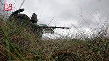 Ukraynalı askerlerin ağır silahlarla eğitimi görüntülendi