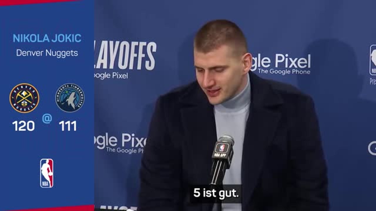 Jokic: 'Eine 4+ auf einer Skala von 1 bis 5'