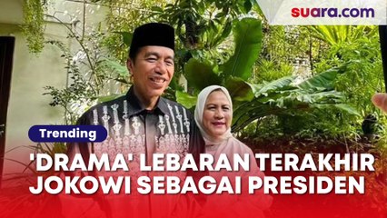 'Drama' Lebaran Terakhir Jokowi sebagai Presiden Republik Indonesia