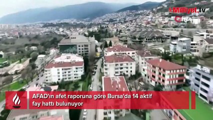 AFAD'tan ezber bozduran deprem raporu! Bursa'da 6 değil 14 aktif fay hattı var