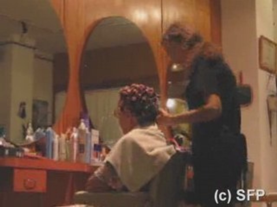 Wasserwelle rollerset mis en plie