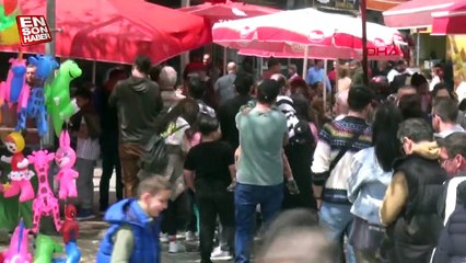 Edirne'de bayramda tava ciğerine yoğun ilgi