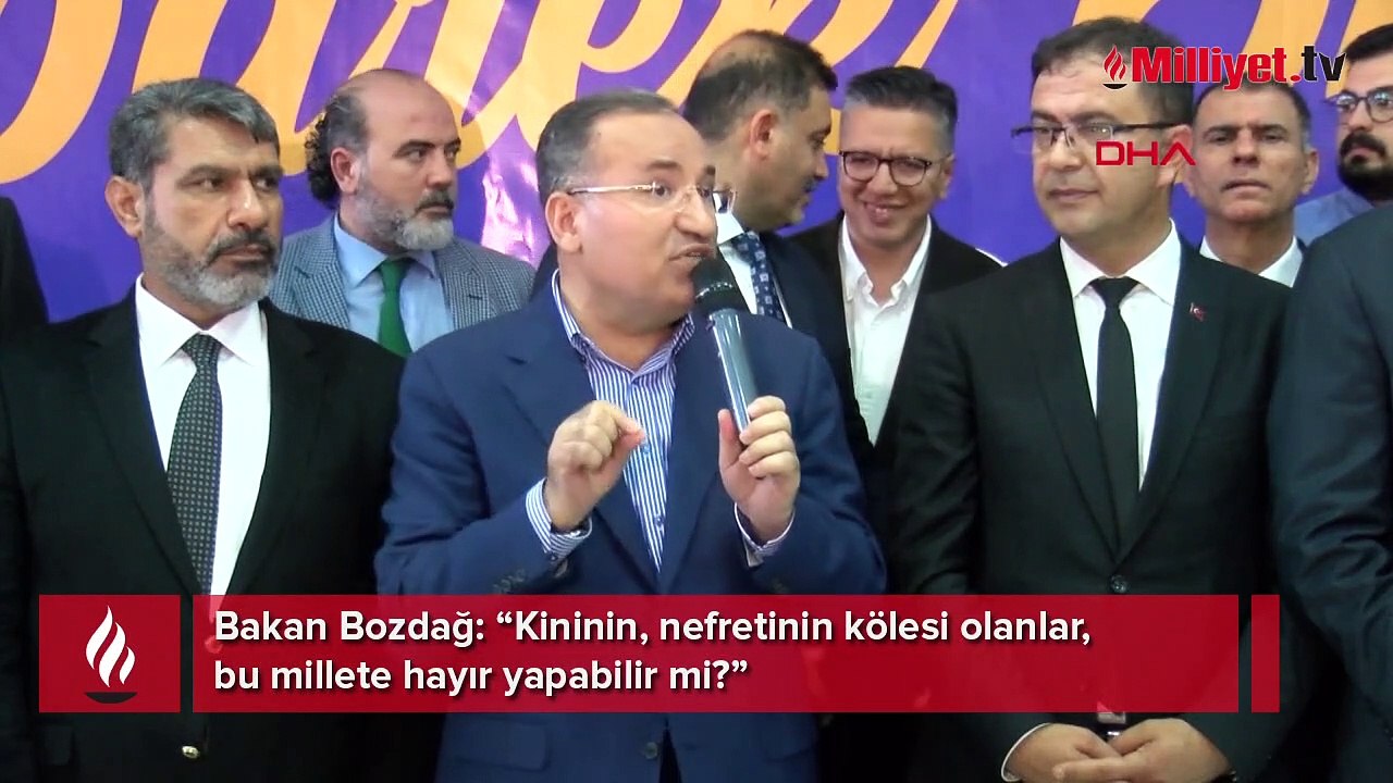 Bakan Bozdağ: Kininin, nefretinin kölesi olanlar, bu millete hayır yapabilir mi?